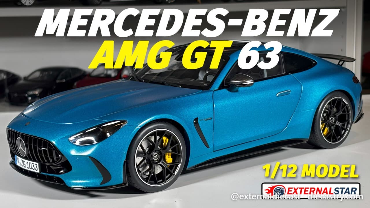 Mercedes-Benz GT63 AMG (C192) 2023 1:12 scale diecast by NZG