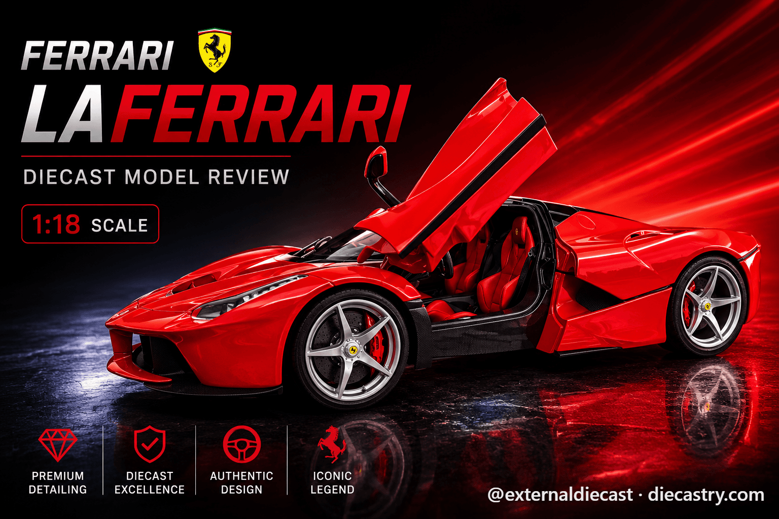 Ferrari LaFerrari 2013 1:18 scale diecast by BBR